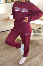 No Hesitation Sweatpants Burgundy