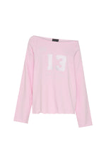 Out Of Chances Off Shoulder Sweater Ballet Pink