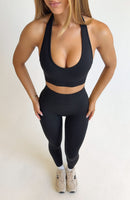 Pace Seamless Sports Bra Black