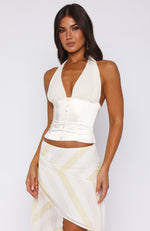 Play For Keeps Bustier Off White