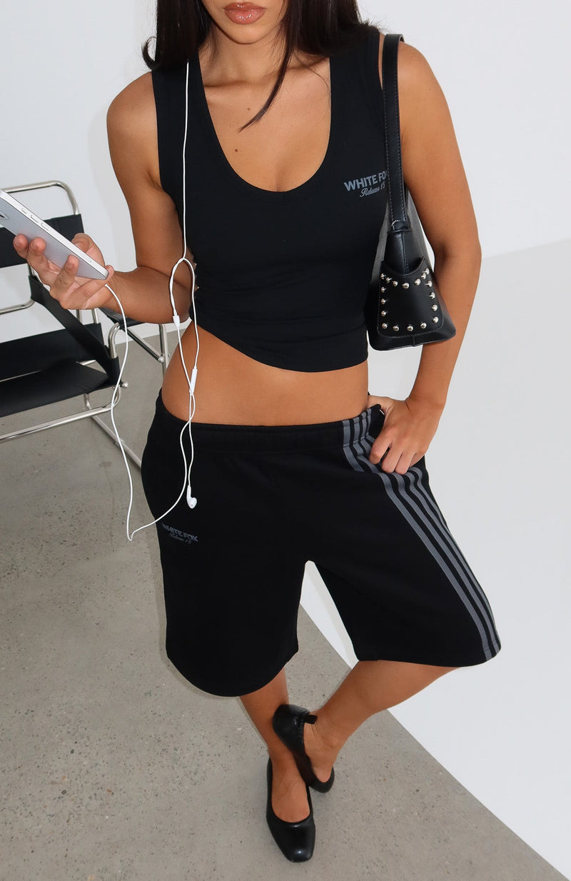 Release 15 Asalia Longline Lounge Shorts Black