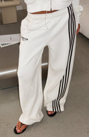 Release 15 Asalia Wide Leg Sweatpants Off White