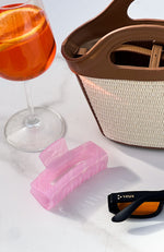 Brandi Hair Clip Pink