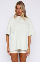 Tropic Time Oversized Tee Sage