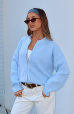 Unbreakable Bond Knit Jacket Baby Blue
