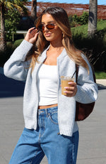 Unbreakable Bond Knit Jacket Grey Marle