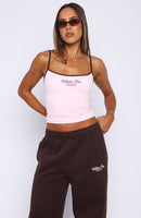 Verano Sixteen Giulia Singlet Top Pink