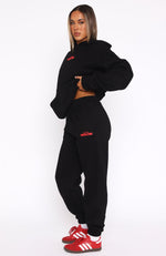 With Love In The Moment Sweatpants Black