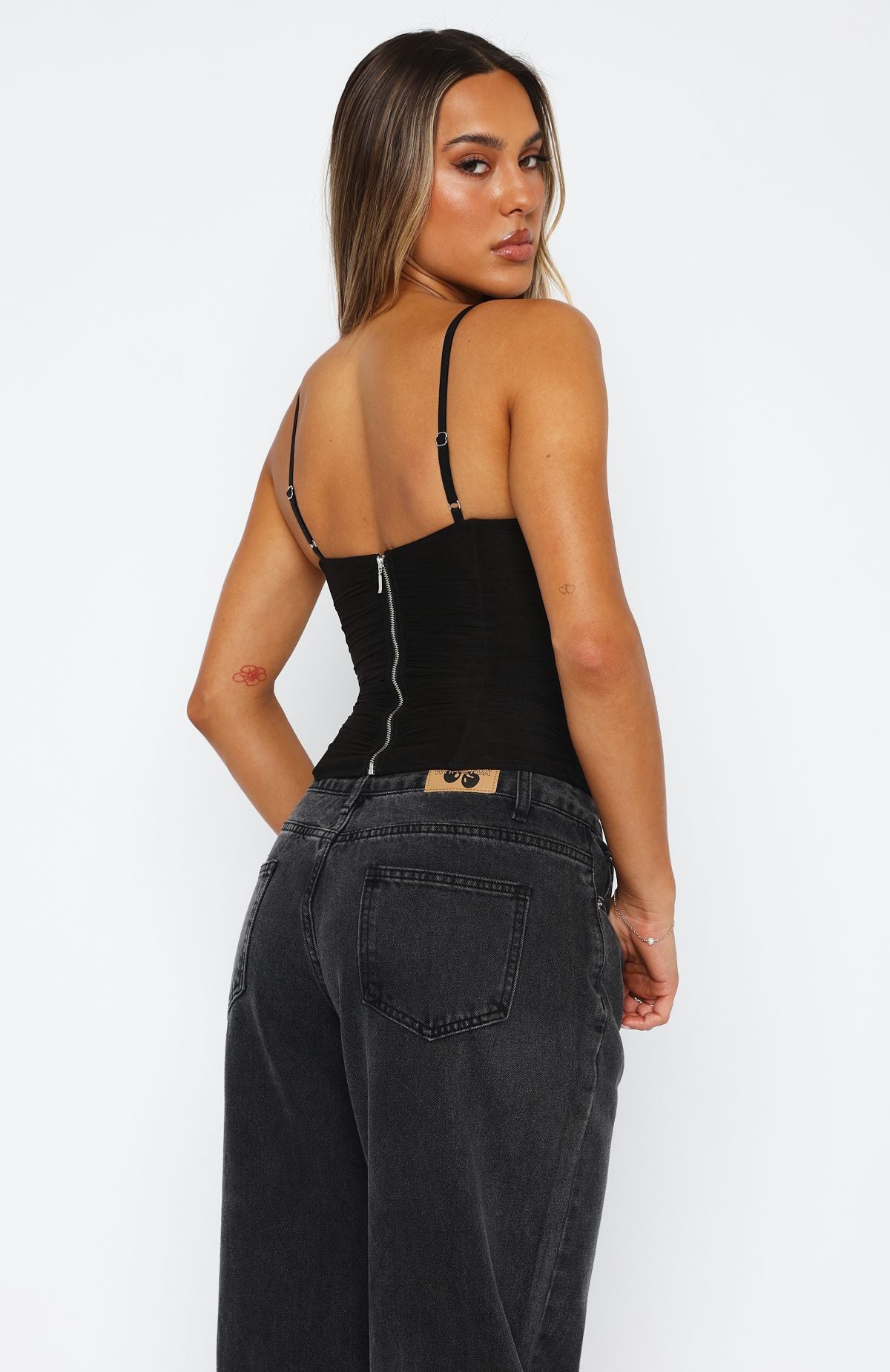 Heavenly Image Bustier Black | White Fox Boutique UK