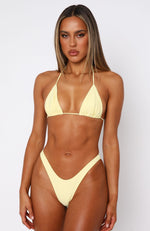 Golden Hour Bikini Top Lemon