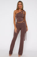 Reckless Romance Pants Mocha