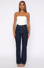 Millie High Rise Bootleg Jeans Dark Indigo