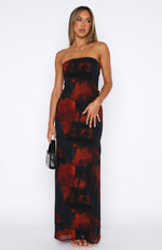 Leave You Alone Maxi Dress Deep Merlot