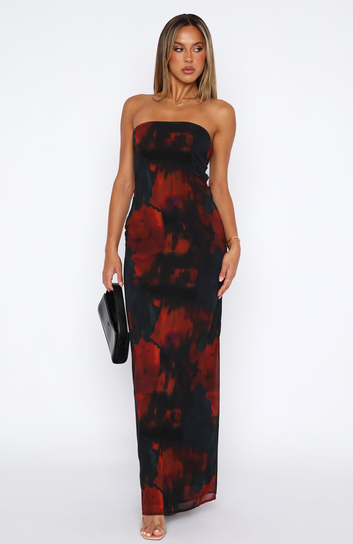 Leave You Alone Maxi Dress Deep Merlot | White Fox Boutique UK