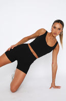 Balance Sports Crop Black