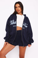 Season 7 Zip Front Hoodie Deep Sea