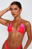 Golden Hour Bikini Top Strawberry Ombre