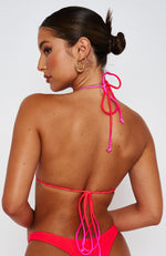 Golden Hour Bikini Top Strawberry Ombre