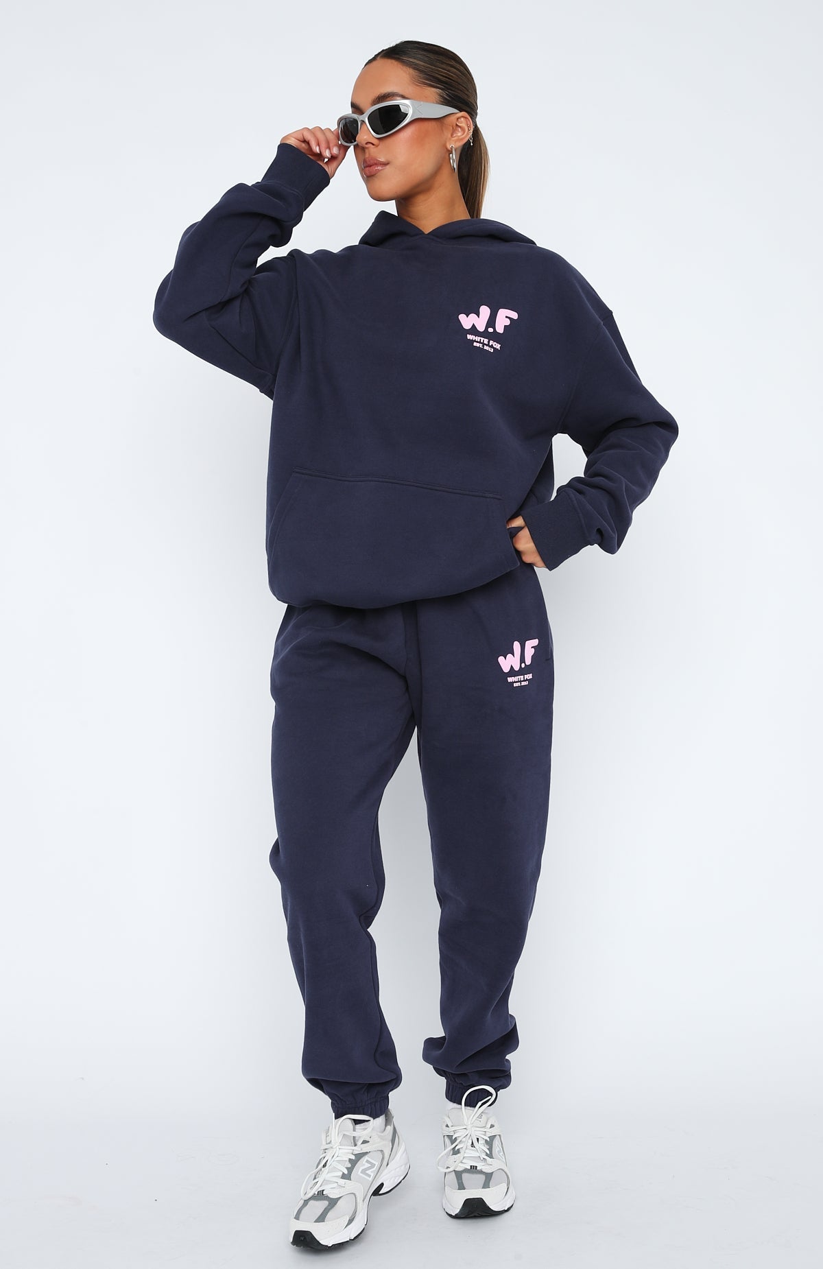 The New Standard Sweatpants Navy | White Fox Boutique UK