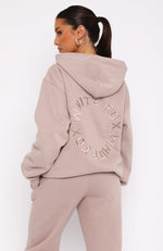 Stay Lifted Oversized Hoodie Cinnamon