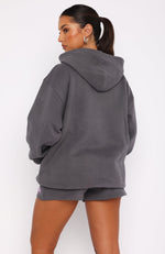 So Wavy Oversized Hoodie Volcanic