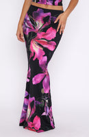 Sweet Salutations Maxi Skirt Purple Haze