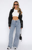 Call You Mine Mid Rise Wide Leg Jeans Mid Blue