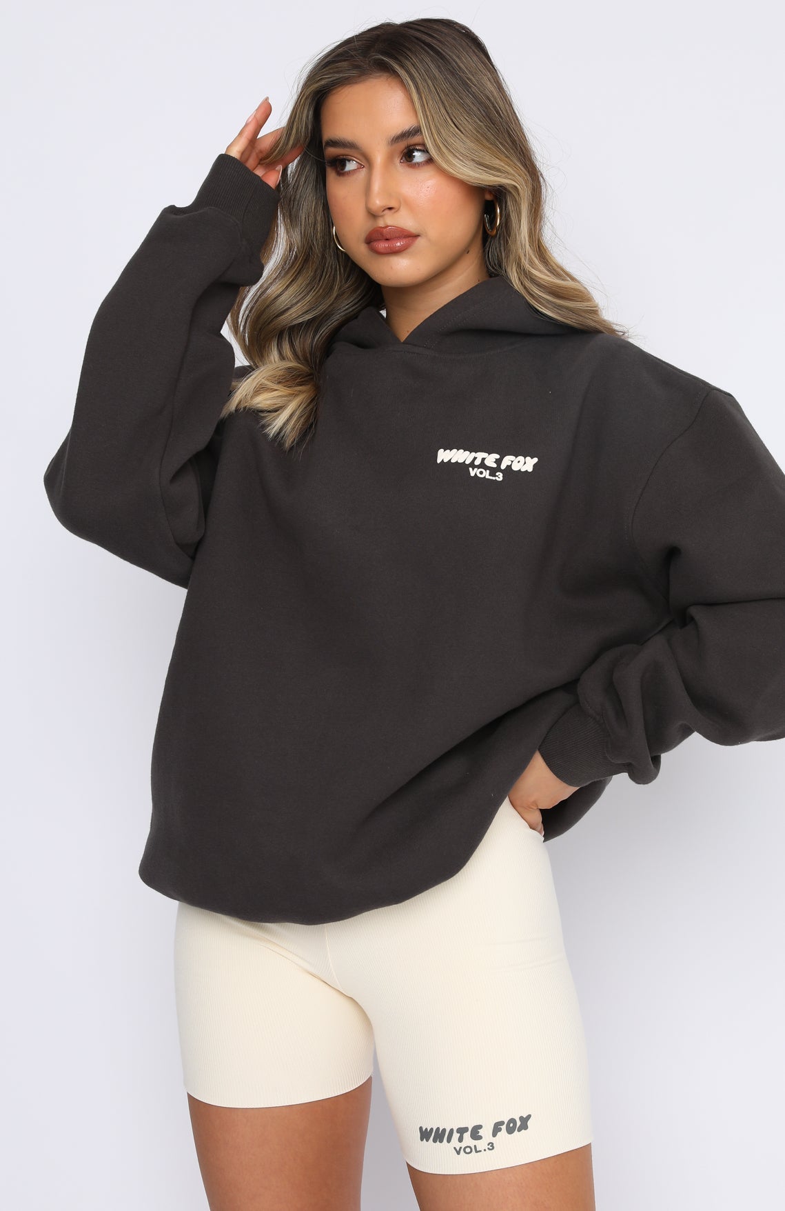 Offstage Hoodie Shadow White Fox Boutique