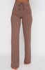 Adore You Ribbed Pants Chocolate