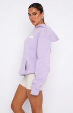 Major Moves Oversized Hoodie Lilac