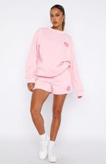 Look For Me Lounge Shorts Pink