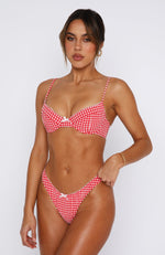 Seashell Bottoms Red Gingham