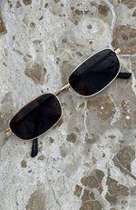 Canyon Sunglasses Gold/Black Lens