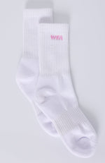 WFA Socks White/Pink