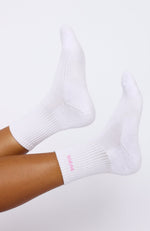 WFA Socks White/Pink