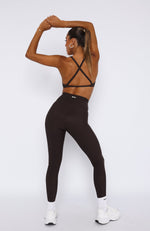 Go Getter High Waisted Leggings Espresso