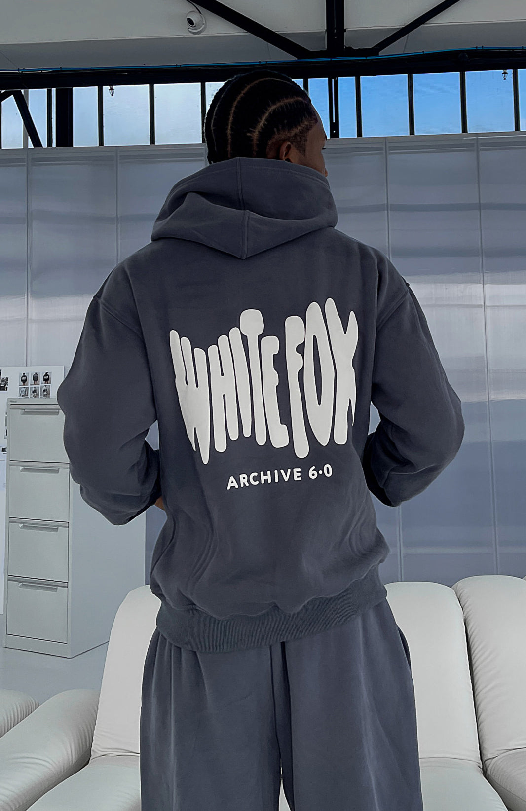 Archive 6.0 Oversized Hoodie Ash | White Fox Boutique UK