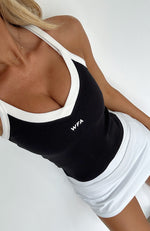 Performance Sports Tank Black/White