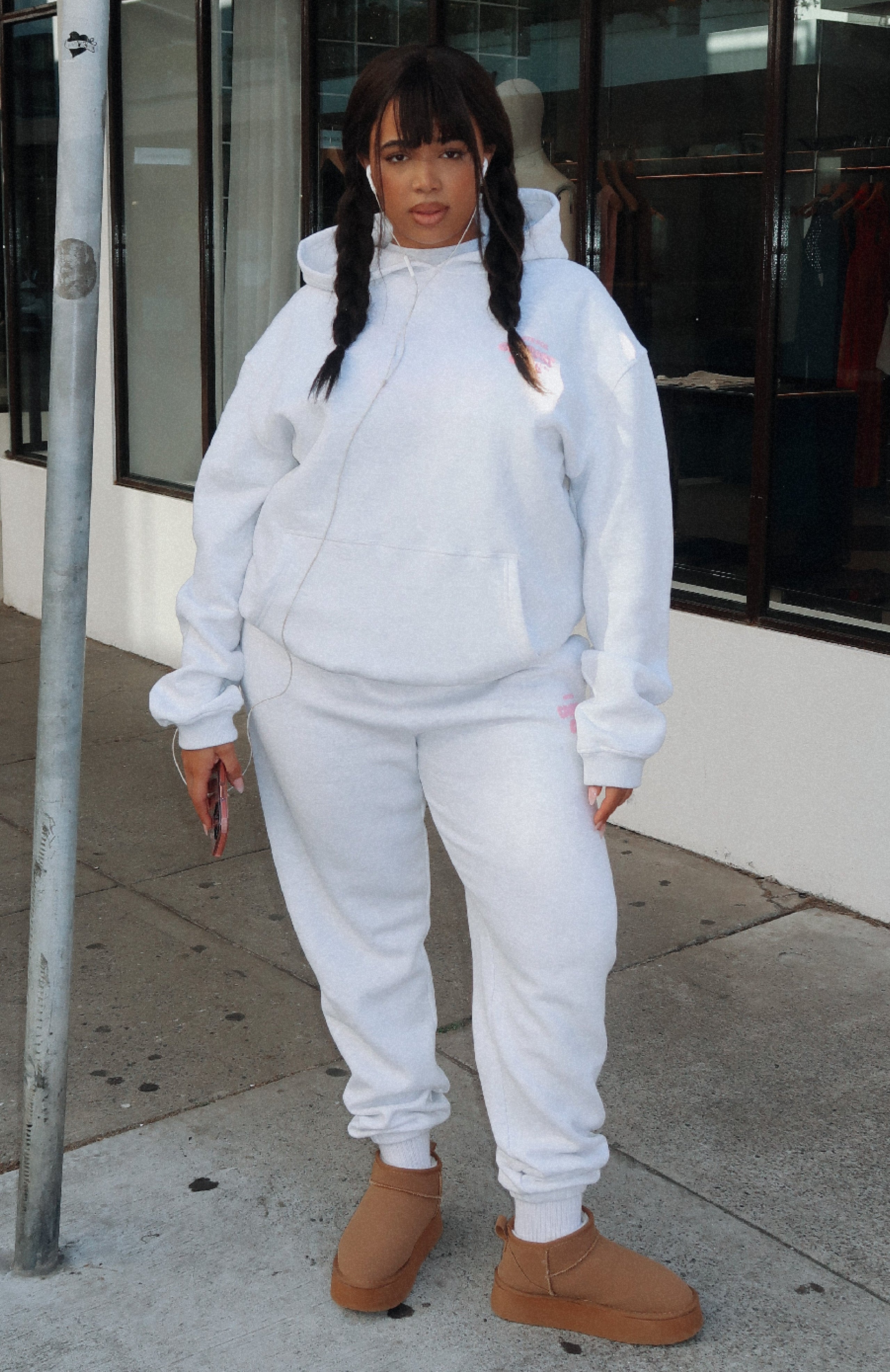 Comfort Club Sweatpants Mist | White Fox Boutique UK