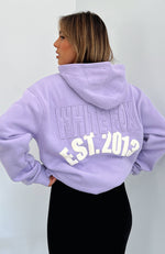 Major Moves Oversized Hoodie Lilac