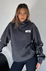 Major Moves Oversized Hoodie Charcoal