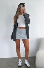 West Coast Love Mini Skort Grey Marle