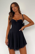 Push The Feeling Mini Dress Black