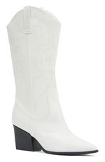 Kacey Cowboy Boots White