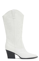 Kacey Cowboy Boots White