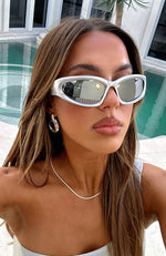 Mamba Sunglasses Silver Reflective