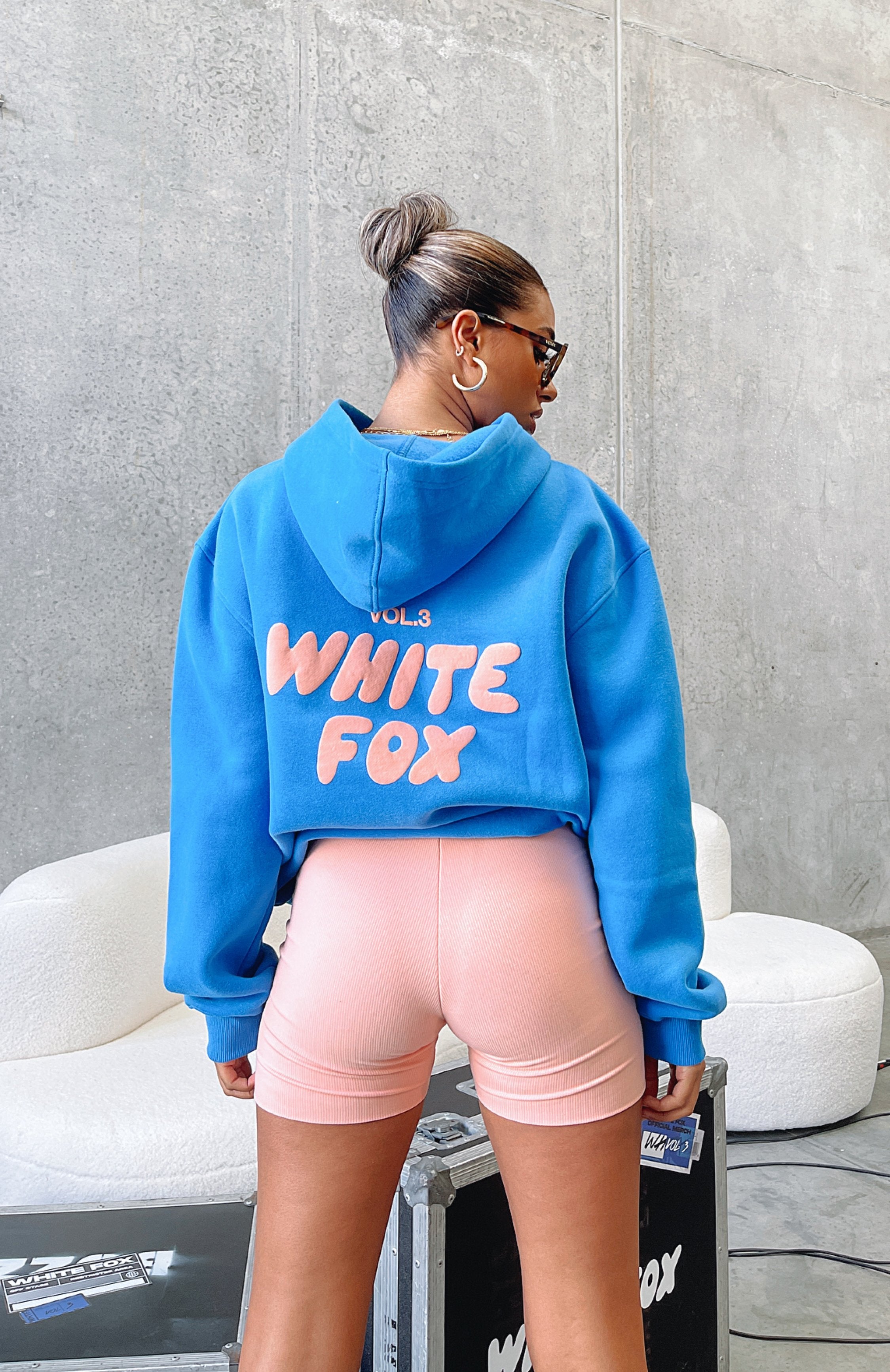 Offstage Hoodie Azure White Fox Boutique