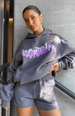So Wavy Oversized Hoodie Volcanic