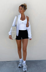 Stronger High Waisted Shorts 3" Black